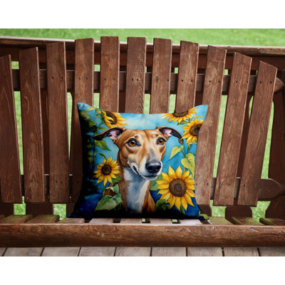 Christmas Flowers Frame Other/No Pattern Outdoor Throw Pillow