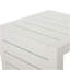 Table en forme de C Cape Coral Alu - blanc-634908763
