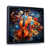 Black Floater Framed
