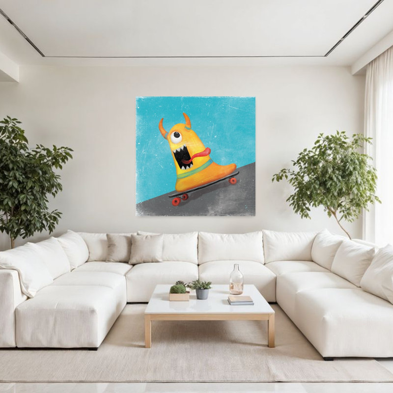 Art contemporain fantaisiste Xtreme Monsters IV, H 48 po x l 48 po