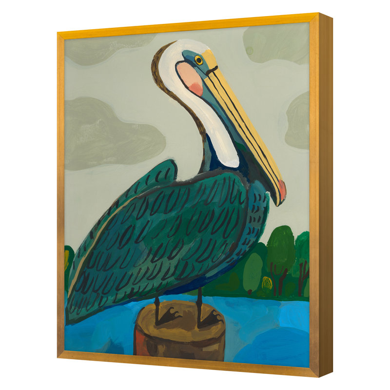 «The Pelican» par Michael Doyle, reproduction d'art sur toile, H 18 po x l 14 po