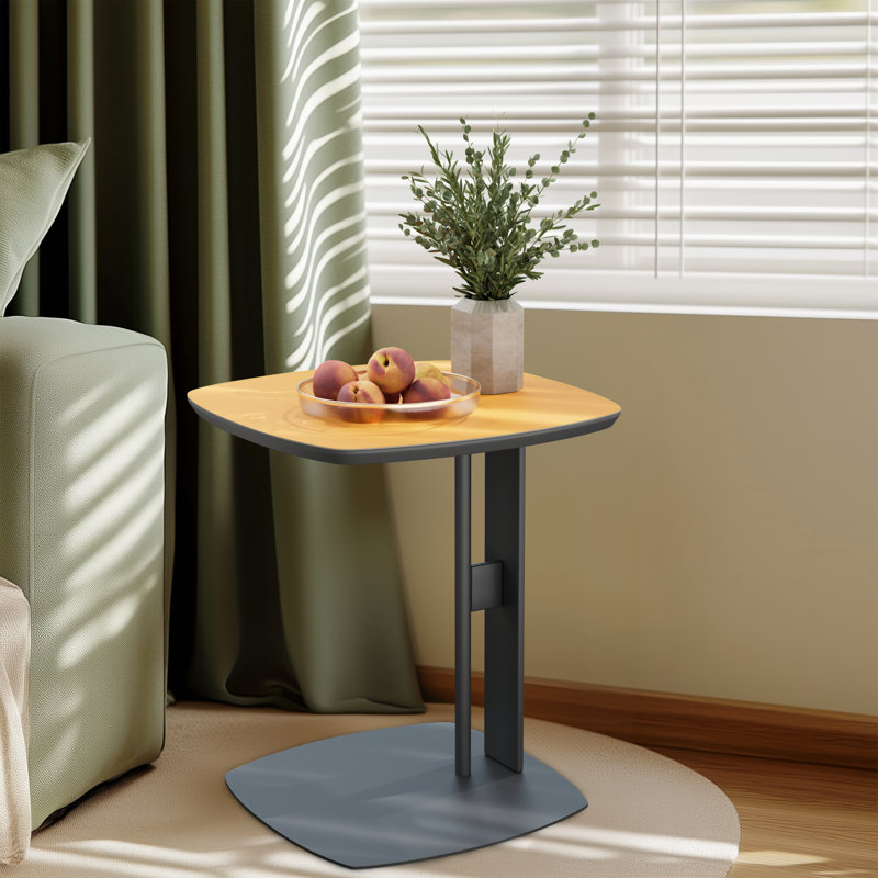 Annalily Frame End Table, Orange