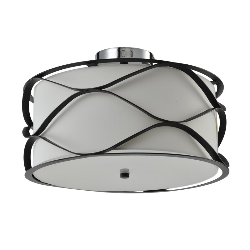 Plafonnier encastré 3 lumières 15 po Alijandra