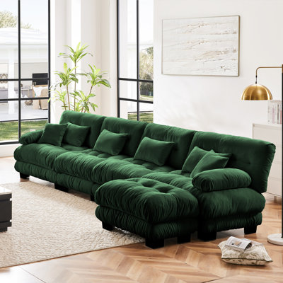 Canapé modulaire avec repose-pieds convertible Cloud