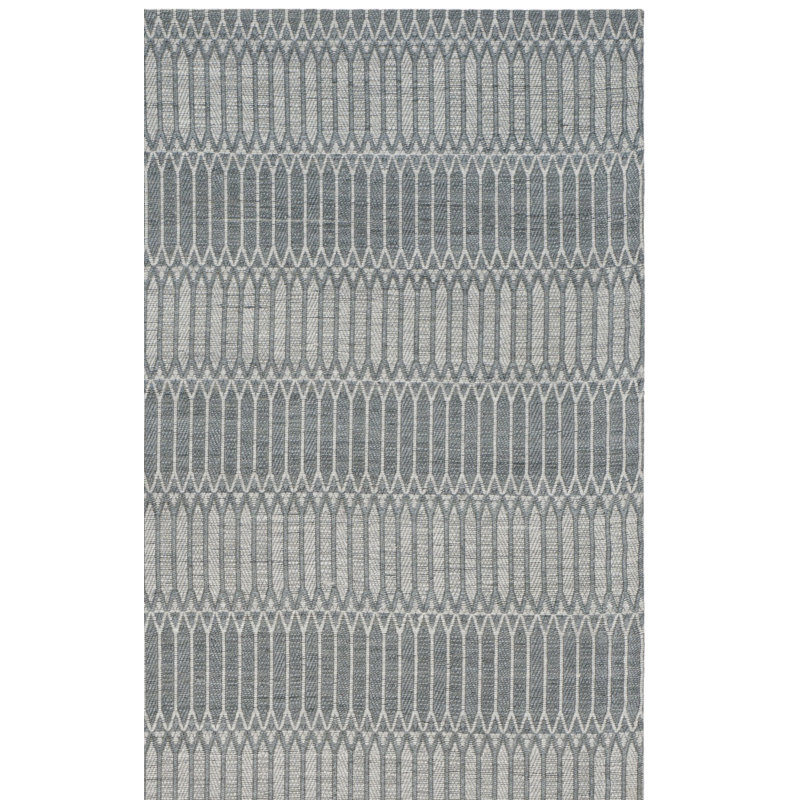 Tapis rayé tissé à la main Amritpal, Tapis de couloir 2 pi 3 po x 8 pi