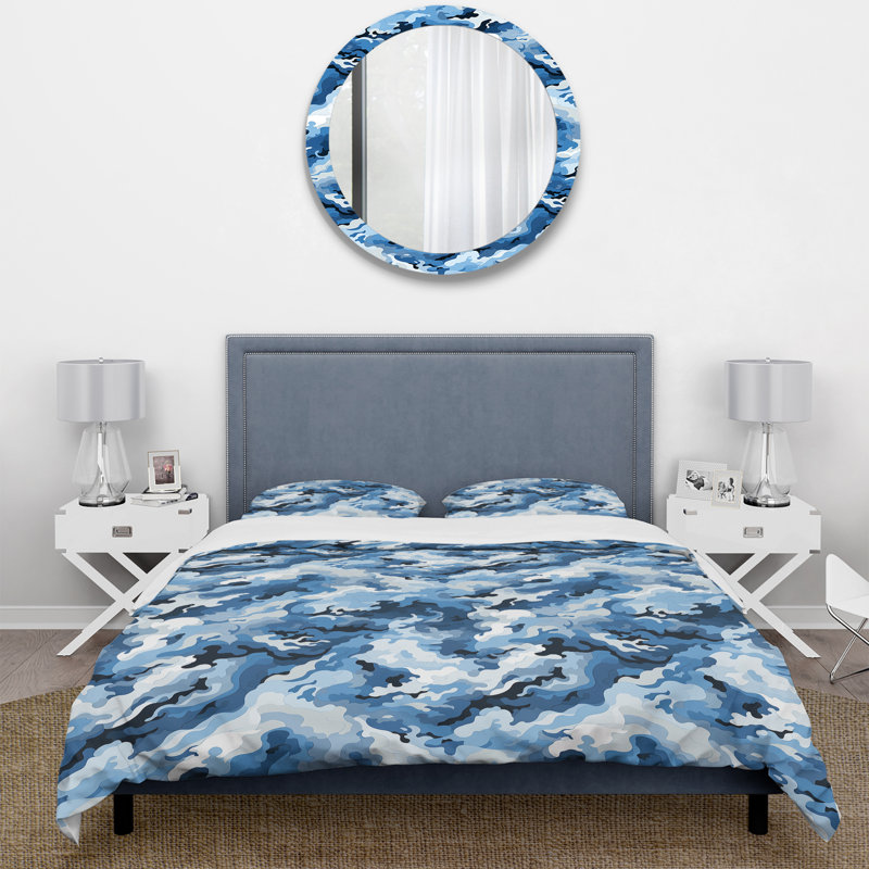 Ensemble de housse de couette camouflage Arctique - camouflage - polyester microfibre