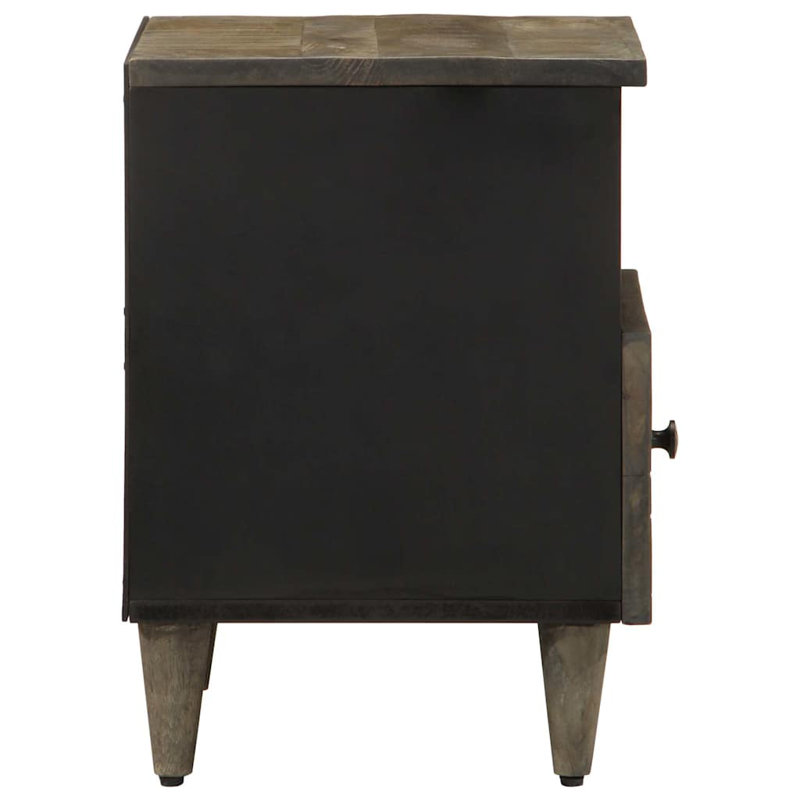 40cm W Metal Bedside Table