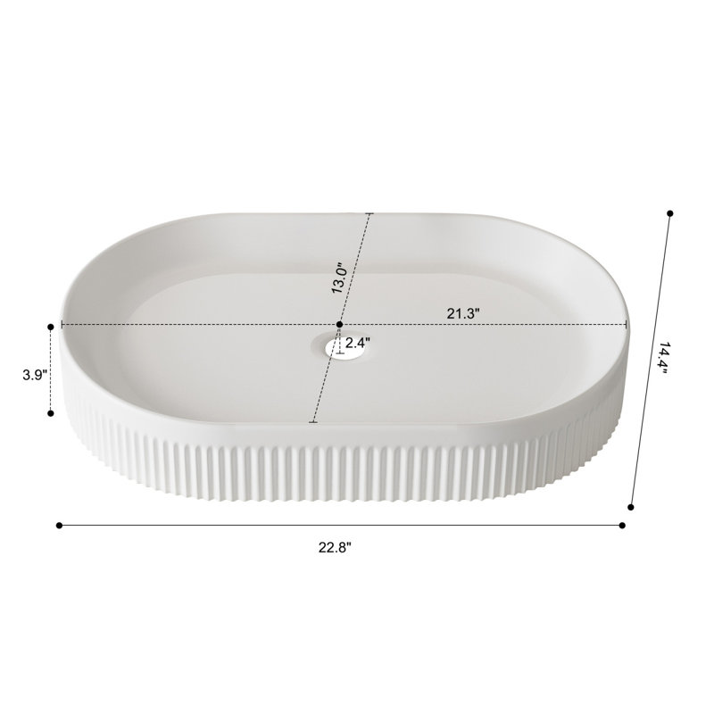 Meuble-lavabo de salle de bain 22,8 po