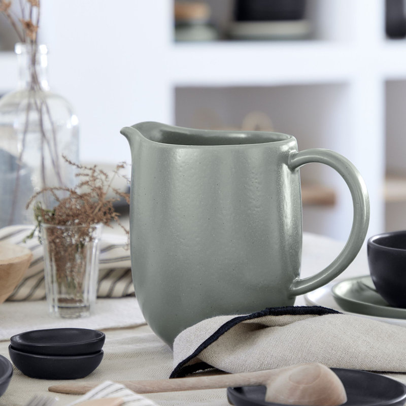 Pacifica Stoneware Ramekin Set, Oyster Gray