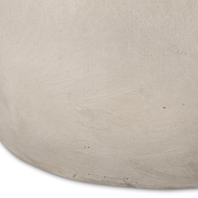Table d'appoint d'extérieur en béton léger