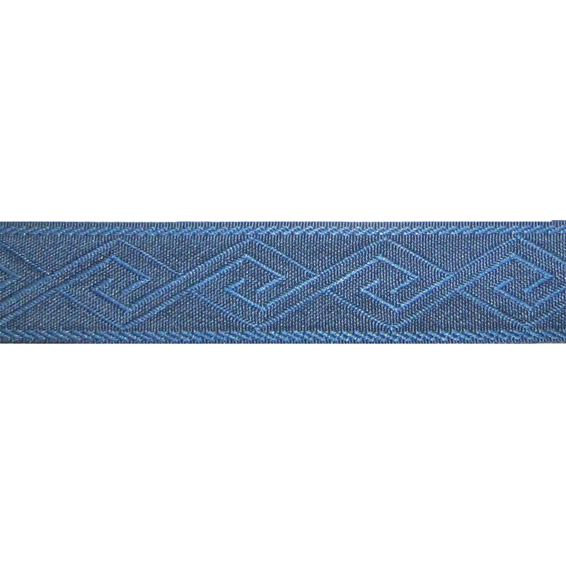 Tissu géométrique alga, Saphir