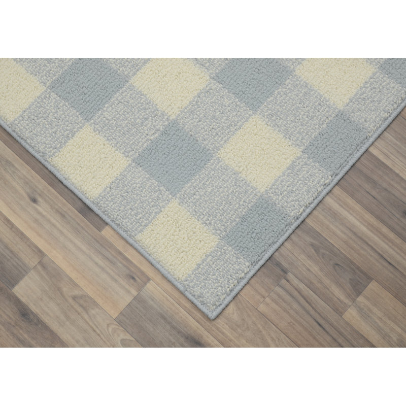 Cureton Checkered Indoor Rug, Rectangle 7' x 10'