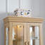 Vaisselier lumineux avec tablettes réglables-1454306872
