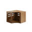 Enceinte de litière pour chat 31,38 ", armoire à litière cachée avec porte coulissante, mobilier pour chat moderne