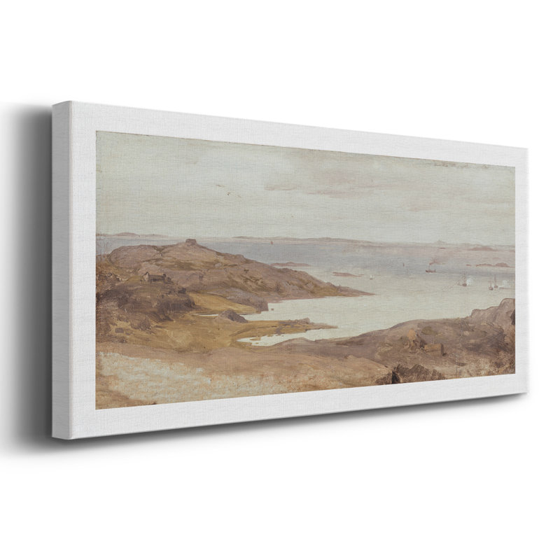 Série nautique-CCDBV- Toile tendue avec châssis - Prêt à accrocher, H 12 po x l 30 po