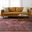 Tapis rouge / bleu lavable à la machine Beesley-155590044