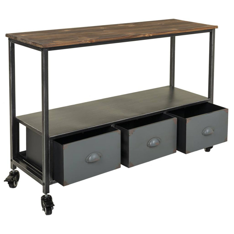 Frenette 100cm Solid Wood Console Table