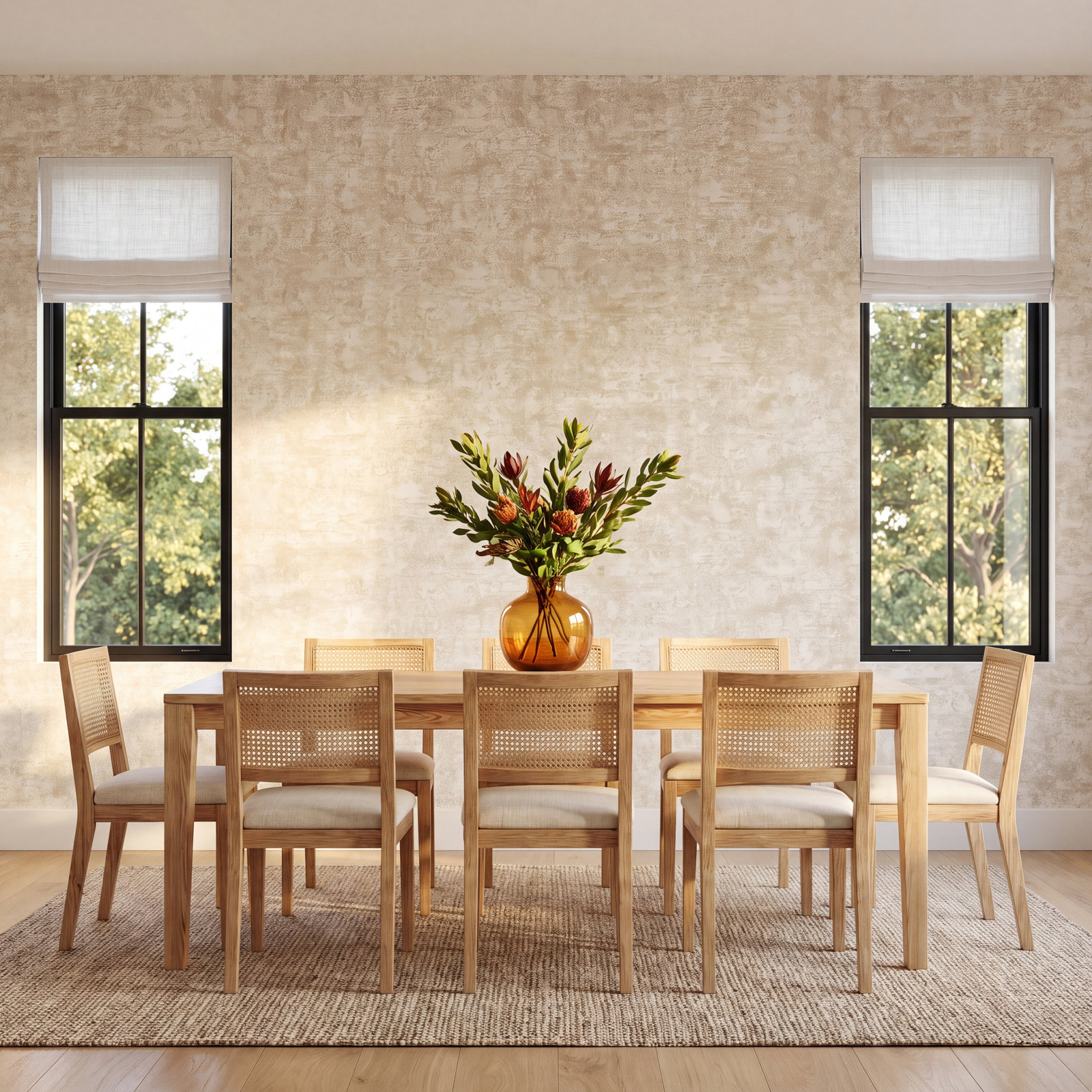 Stone Wallpaper Double Roll, White/Ivory
