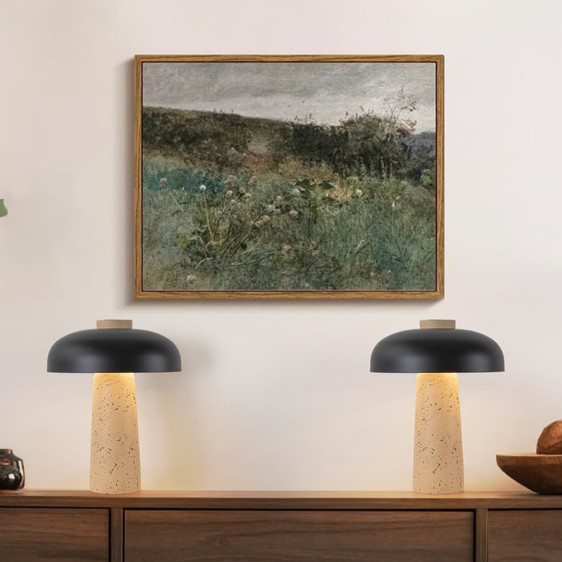 Lampe de table en pierre