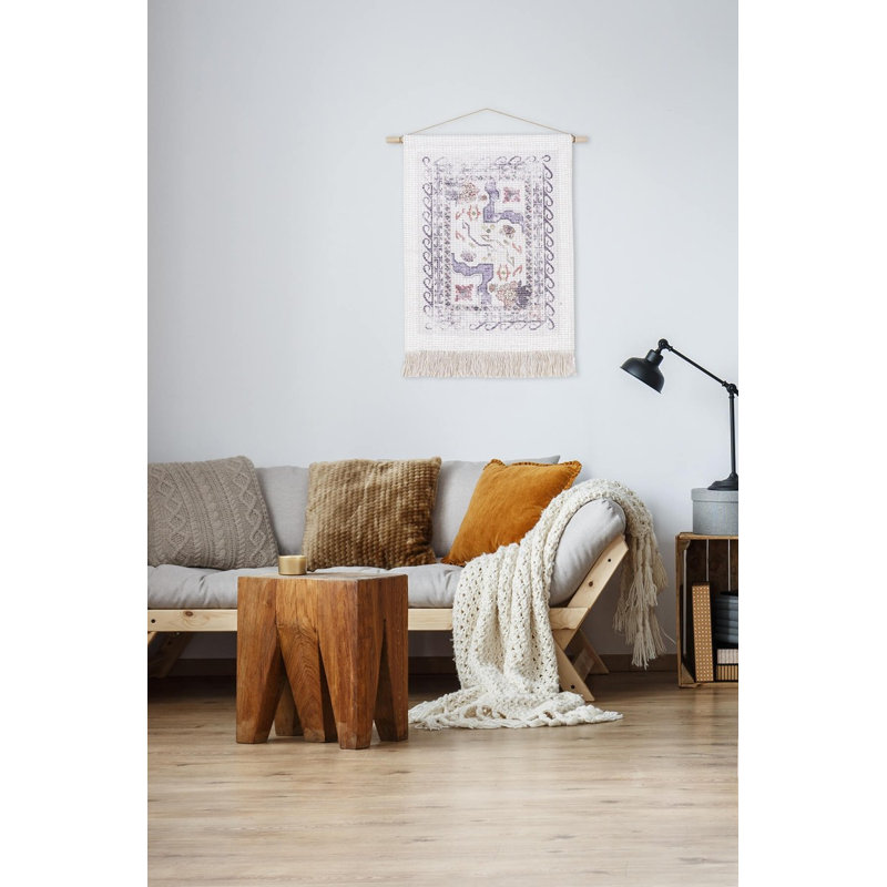 Elegant Decorative Fabric Painting, 23.6 x 33.5 inches | 60% Polyester / 40% Cotton, Thickness: 0.2 inches | Perfect for Home Décor, Art Lovers, and Unique Gift Ideas, Vibrant Colors & Durable Design