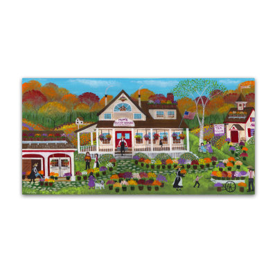 « mum guest house », reproduction sur toile tendue