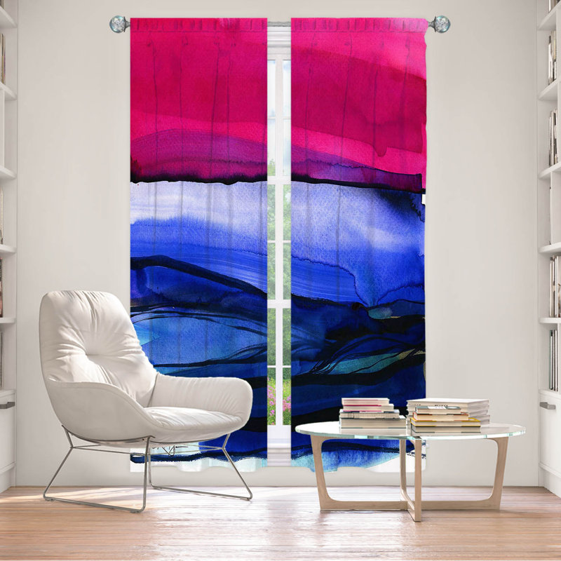 Room Darkening Curtain Pair, 20" W x 82" L