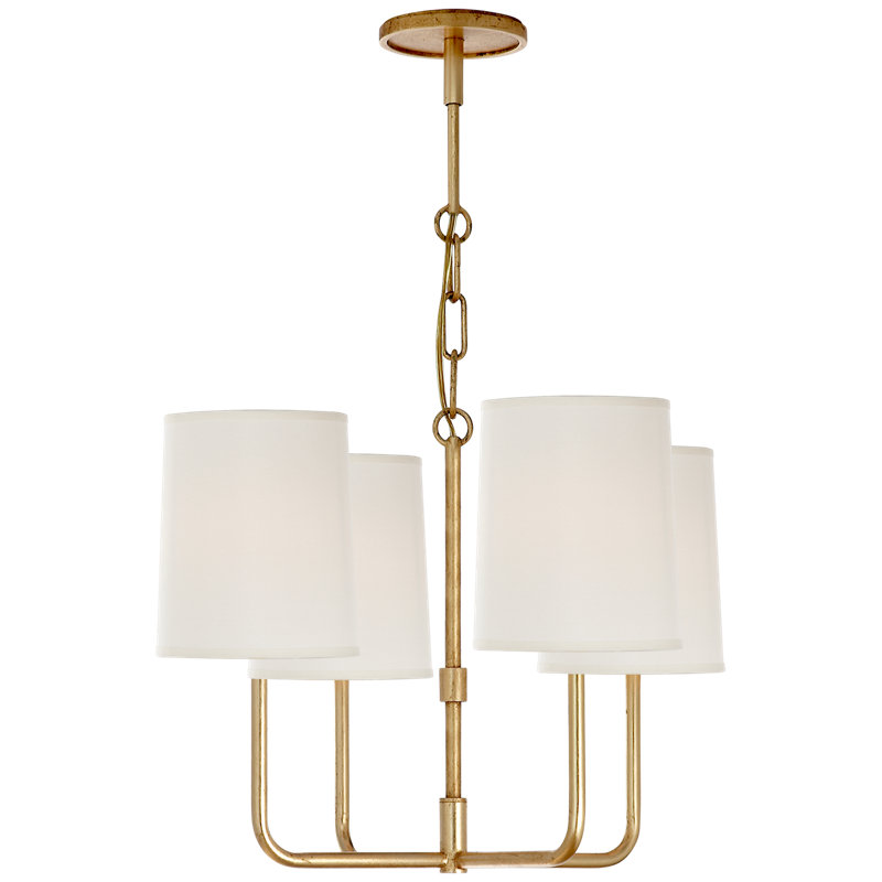Barbara Barry Go Lightly Small Chandelier, Gold