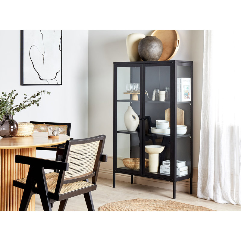 Octa Display Cabinet, Black