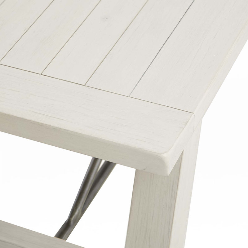 Dining Bench, Reclaimed White