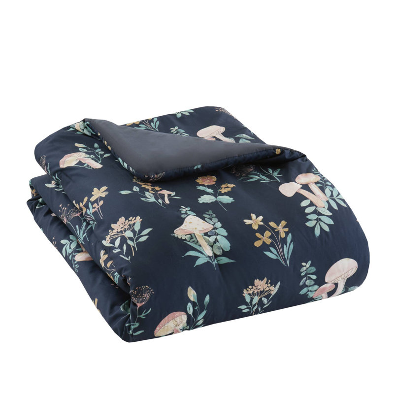 Whimsical Mushroom Microfiber Bedding Set, Twin/twin Xl, Cozy Home Comfort