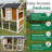 Tincher 33.2 Square Feet Chicken Coop with Chicken Run For Up To 6 Chickens
