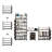 Shoe Rack Storage Organizer 4 Tier Free Standing Metal Shoe Shelf Compact Shoe Organizer with Side Bag for Entryway Closet Bedroom-1623151679