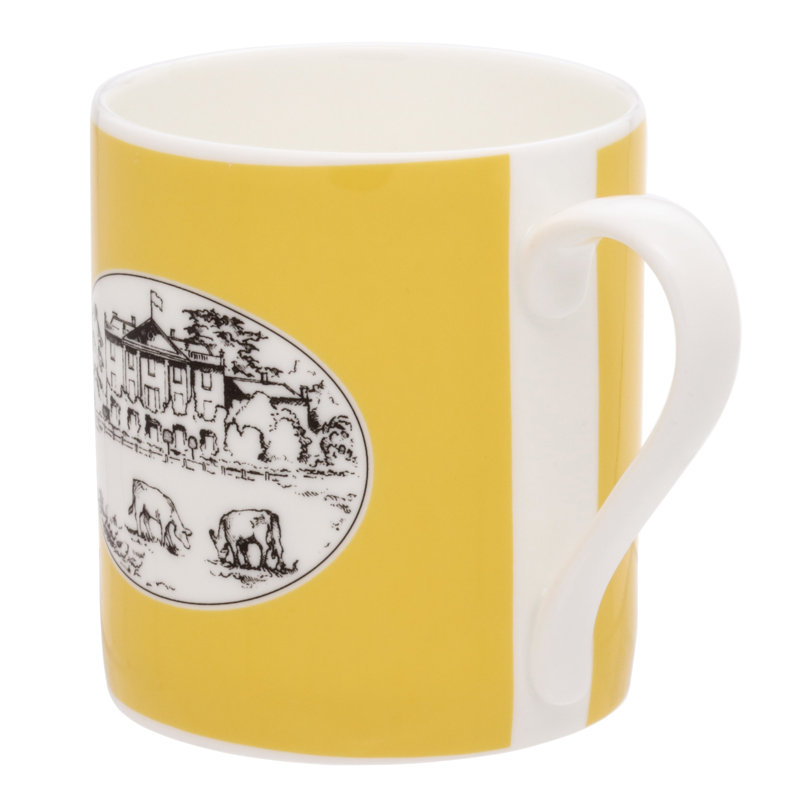 Highgrove Handmade Bone China Coffee Mug, Yellow