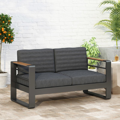 Seating With Cushions And Properties Wood-Plastic Composite Accents