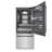 ZLINE Autograph Edition 36 in. 19.8 cu. ft. Built-In Bottom Freezer Refrigerator with Water Dispenser and Ice Maker in Stainless Steel with Graphite Gray Interior and Accents-110427455