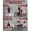 Support mural escamotable pliable, support électrique robuste avec barre de traction et mine terrestre, capacité de 1000 lb, cage de poids peu encombrante pour la salle de gym à domicile