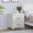 White 2-drawer Nightstand