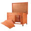 Maisonnette pour animaux de compagnie Trixie Natura Classic, toit plat à charnières, pieds réglables, abri pour animaux-27278509
