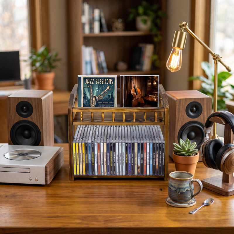 Pine 11.81 " H Media Shelves