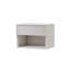 Ensemble de 2 tables de chevet murales avec tablette ouverte-1375109383