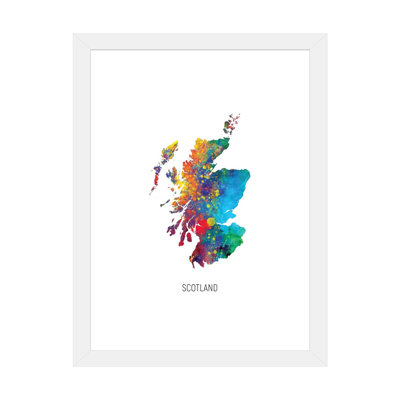 " Scotland Map " by Michael Tompsett