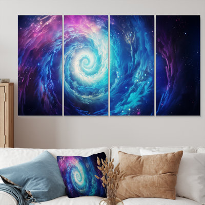 Corddaryl - Galaxies Wall Art Decor Set 4 Piece
