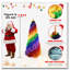 6ft Rainbow Spiral Christmas Tree
