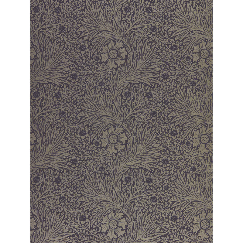 Pure Marigold Wallpaper, Black Ink
