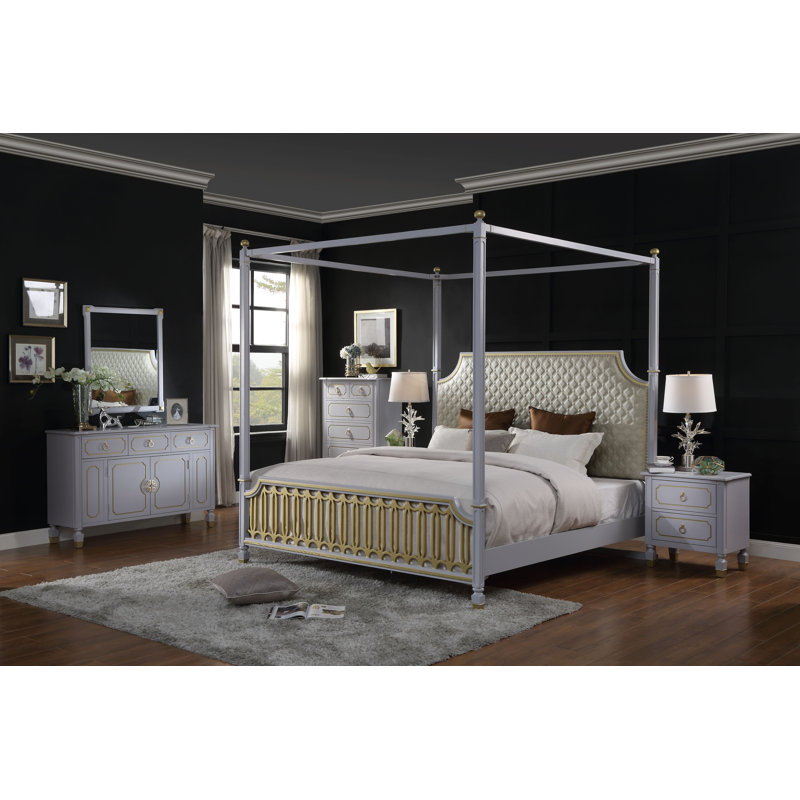 Houston Wall Mirror with Wooden Frame