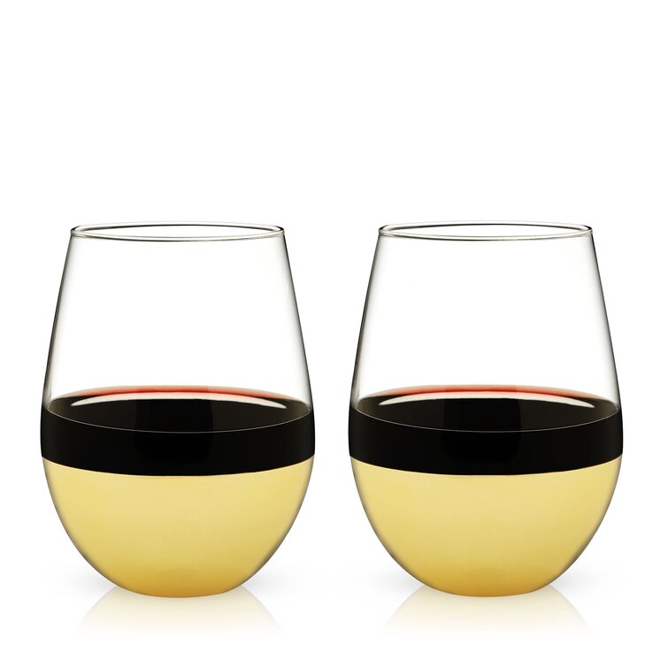 https://assets.wfcdn.com/im/62513908/resize-h755-w755%5Ecompr-r85/1891/189122329/Viski+Gold+Dipped+Cocktail+Tumblers%2C+Set+Of+2+19+Oz+Stemless+Wine+Glasses%2C+Glass%2C+Polished+Finish.jpg