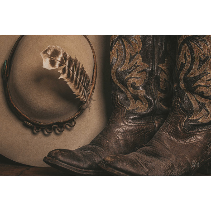 " Cowboy Boots VI ", 8" H x 12" W  