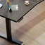 Bureau en bois massif noir ajustable-108424827