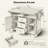 55.7'' Multifunctional Kitchen Island with Dual Drop Leaf, Power Outlet, and Ample Storage for Dining, Cooking, or Work-18256216