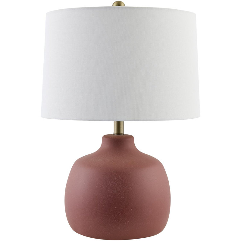 Lampe de table Kennington, Rouge
